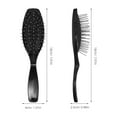thumbnail image 2 of Pawsdot Wig Safe Multi-Functional Wire Bristle Brush for Natural and Synthetic Hair, 2 of 6