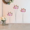thumbnail image 3 of Silver Flower Stand, 3 PCs Flower Stand, for Living Room, Bedroom, Office, Formal Dining Room, Party, and More for the Decoration, 3 of 12