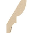 thumbnail image 3 of Ekena Millwork 5"W x 6"D x 10"H Ridgewood Rough Cedar Woodgrain TimberThane Knee Brace, Primed, 3 of 6