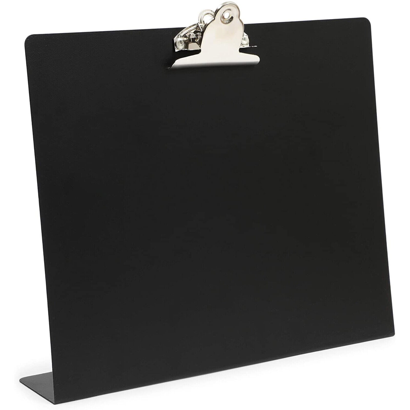 Standing Metal Clipboard, Large Easel Document Holder (11.2 x