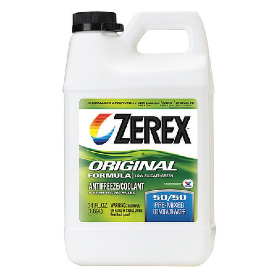 ZEREX ZXRU4 Antifreeze Coolant,1/2 gal.,RTU