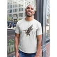 thumbnail image 2 of Pelican In Flight T-Shirt Men -Image by Shutterstock, Male XX-Large, 2 of 4