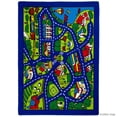 thumbnail image 4 of AllStar Rugs Kids / Baby Room Area Rug. Street Map with Blue Vibrant Colors (3' 3" x 4' 10"), 4 of 4