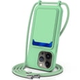 thumbnail image 1 of Iphone 15 Series Crossbody Lanyard Rope Soft Tpu Liquid Silicone Case With, iPhone 13 Pro Max, 1 of 6