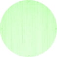 thumbnail image 1 of Ahgly Company Indoor Round Solid Green Modern Area Rugs, 4' Round, 1 of 1