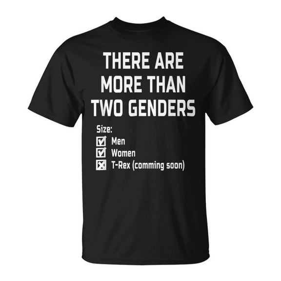 SR There Are More Than Two Genders Lgbt T-shirt