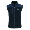 thumbnail image 2 of Men's Cutter & Buck  Navy UNC Wilmington Seahawks Big & Tall Cascade Eco Sherpa Fleece Full-Zip Vest, 2 of 3