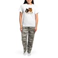 thumbnail image 4 of CafePress - Rough Collie Women's Light Pajamas - Women's Short Sleeve Print T-Shirt and Pants Light Cotton Pajama Set, 4 of 7