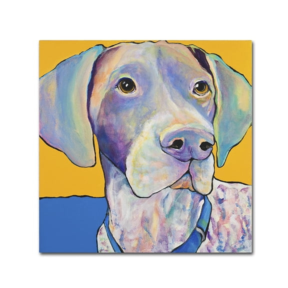 Trademark Fine Art "Blue" Canvas Art by Pat Saunders-White