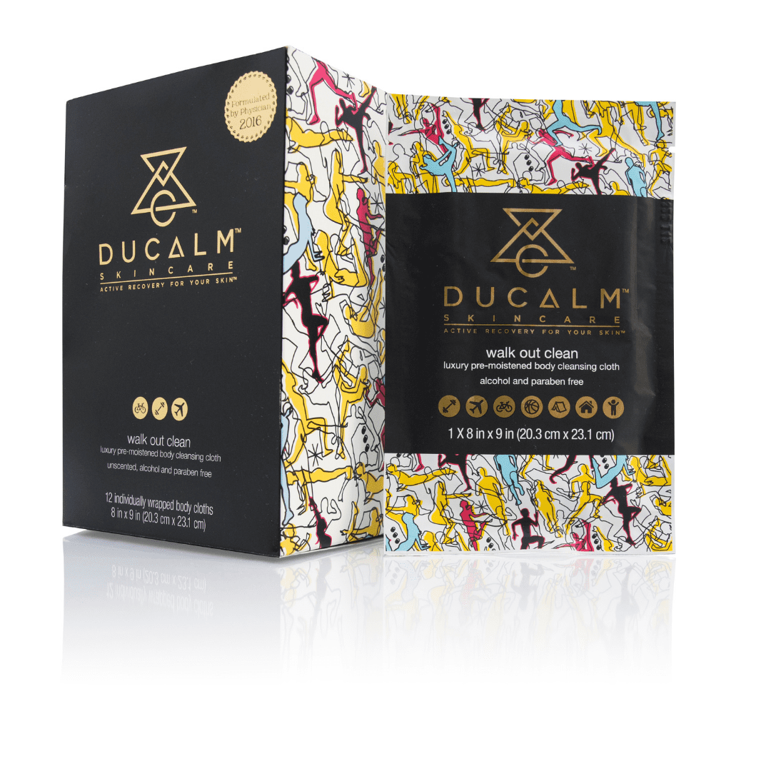 DuCalm MD Walk Out Clean Shower Wipes, 12 Count