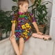 thumbnail image 4 of Balery Butterfly Garden Conjunto de Pijama Infantil de Manga Corta con Estampado – Ropa de Dormir de Algodón Suave-3X-Large, 4 of 6