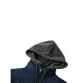 thumbnail image 5 of Caoirhny Men Winter Down Jacket, Solid Color Hooded Long Sleeves Zip-Up Outer Wear with Pockets for Boys, 5 Colors, 5 of 9