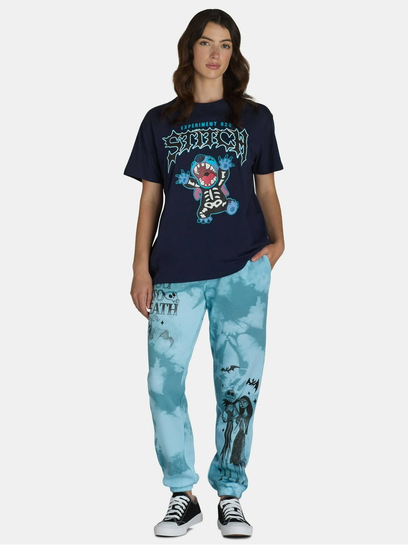 Stitch Women's Halloween Graphic Print Tee, Sizes XXS-XXL