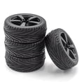 thumbnail image 2 of Amdohai RC Drift Tires RC Racing Car Tires 4pcs Replacements for 1/10 HSP94123 94122 D5, 2 of 8