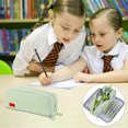 thumbnail image 4 of PEONAVET Pencil Case Large Capacity Pen Pouch with 3 CompartmentsCutr Pencil Bag with Zipper Pen Pencil Holder and Organizer for Home Office(Green), 4 of 6