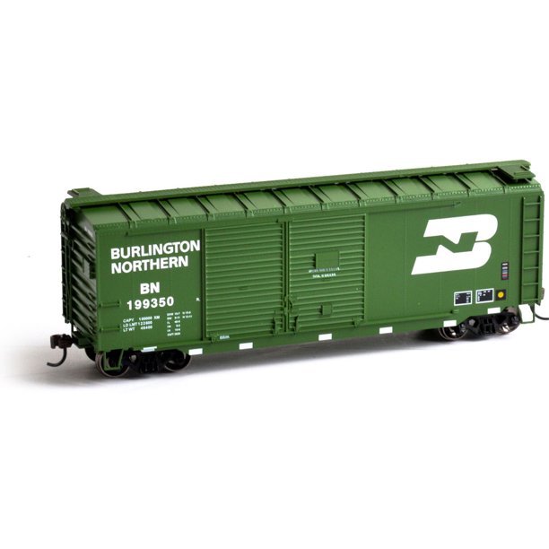 athearn ho scale 40' double door box car burlington northern/bn 199350