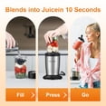 KOIOS 850w Single Serve Home Multi Personal Blender, 11 Pieces Smoothie
