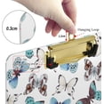 thumbnail image 2 of FMSHPON Romantic Butterfly Floral Clipboard Hardboard Wood Nursing Clip Board and Pull for Standard A4 Letter 13x9 inches, 2 of 6