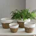 thumbnail image 4 of Storage Basket Plant Pot 10 Inch  Natural Design Hand-woven Indoor Outdoor Decorate Handmade Flowerpot Containers, 4 of 13