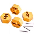 thumbnail image 4 of 4Pcs 12mm Metal Wheel Hex Hubs With Axle Pins For Traxxas 1/16 E-Revo Slash 4WD Summit VXL RC Car Vehicle, 4 of 5