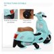 thumbnail image 4 of Moto Eléctrica Confety World Mini Vespa H1 Montable De Pedal Menta, 4 of 5