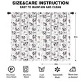 thumbnail image 2 of Blackout Kids Curtains,White Cow Milk Cow Pattern Childrens Insulated Curtains Set Of 2,Bedroom Essentials,Toddler Room Decor 52x84in(132x213cm), 2 of 5