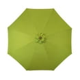 thumbnail image 2 of DestinationGear 9 ft Classic Wood Solid Cover Patio Umbrella in Lime Green Polyester, 2 of 2
