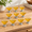 Golden Yellow-10, variant on 10 Pack Blue Crystal Cabinet Knobs, 1.29 Inch Diameter, Chrome Base Drawer Pulls