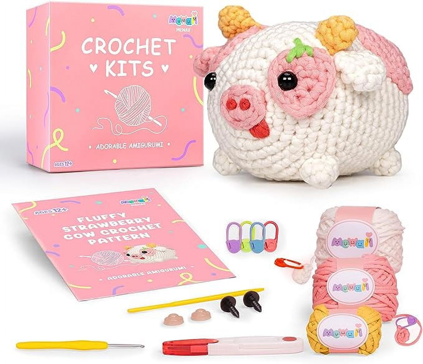 Lise & Stitch - Axolotl CROCHET KIT (english see below) Le kit