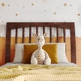 thumbnail image 2 of AFI Orleans Twin Sleigh Solid Wood Slat Headboard, Walnut, 2 of 7