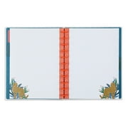 Happy Planner 60 Page Dot Lined Notebook with 3 Dividers, Jewel Tone Jungle Theme, Big Sized 8.5 x 11