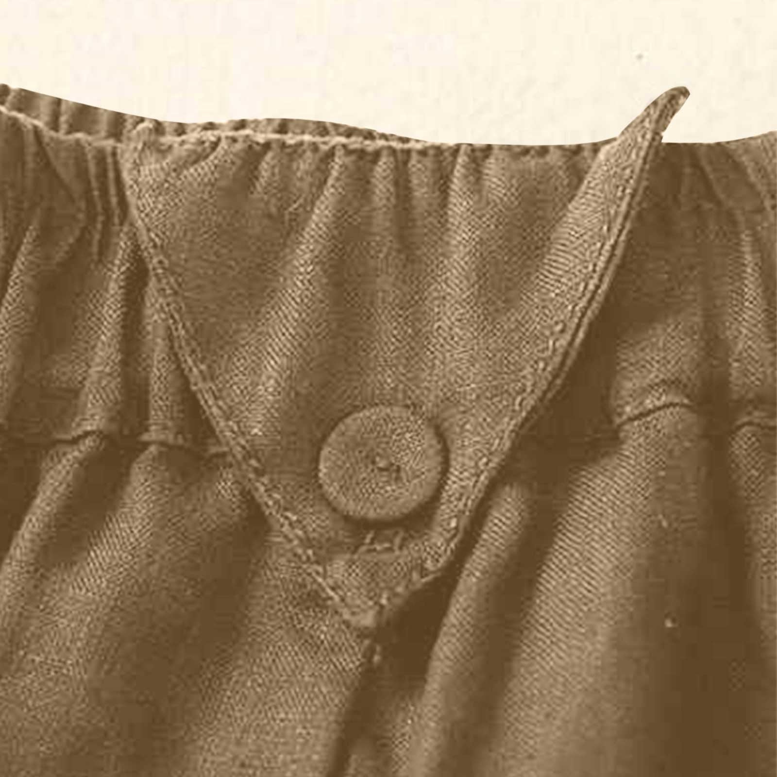 Cavosen Tennis Skirts for Women Midi Calf Length Skirts Pleated Summer Skirts High Waist Plain Pencil Skirts Loose Dress Button Athletic Beachwear Casual Resortwear Brown 2XL