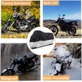 thumbnail image 5 of Fundas para motocicletas, fundas impermeables para exteriores para motos con orificios para cerradura, se adaptan hasta motocicletas-265X105X125cm, 5 of 5