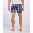 thumbnail image 2 of Boxercraft BM6701 Men's 100% Cotton Double-Brushed Flannel Boxer-Navy/Silver Pl-2XL, 2 of 4