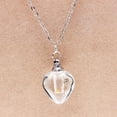 thumbnail image 7 of Uloveido Amulet of Faith Mustard Seed Christian Pendant Necklace, Stainless Steel, Leaf Shape Openable Bottle Case Y756-3, 7 of 7