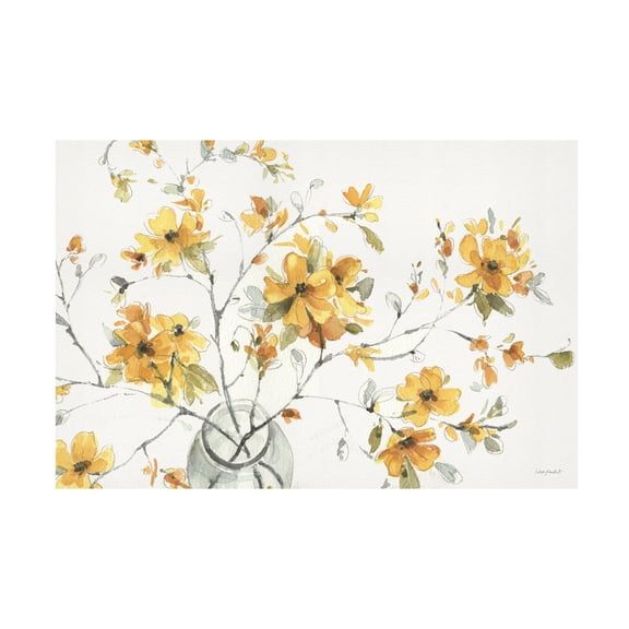 Lisa Audit 'Happy Yellow 01' Canvas Art