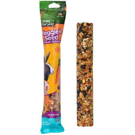 Wild Harvest: Crispy Celery Flavored Wood Chew Center Wood Chew Centers Honey Bars, 3.75 Oz