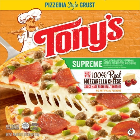 Tony's Pizzeria Style Crust Supreme Pizza, 20.6 oz Box
