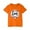 Orange, variant on Baseball Print Short Sleeve T-Shirt for Kids, Round Neck Casual Top for 3-10 Years