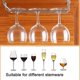 thumbnail image 4 of Wine Glass Kitchen Under Fixing Wall Rack Holders Hanger Cup Holder(10"), 4 of 4