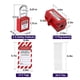 thumbnail image 5 of Electrical Locking Tag Kit, Buckle Set, Lotolock, Plug Lock, Nylon Zipper Tie, Carrying Case Set, 5 of 5