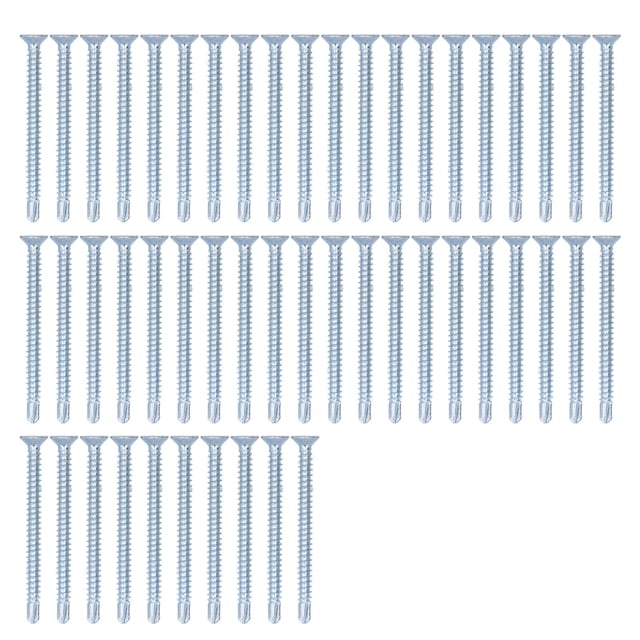 Kit surtido de tornillos autoperforantes, 50 piezas de tornillos autoperforantes, juego de tornillos autoperforantes, diseño exquisito