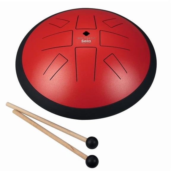 Sela Melody 10" C Pygmy Tongue Drum  Red - SE374