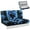 Blue Bloom, variant on CHAQLIN Mandala Frog Print RV Couch Covers Wrinkle Free, Fit for Camper Travel Trailer, RV Sofa Bed Cover Suitable for Jackknife Sleeper Sofas