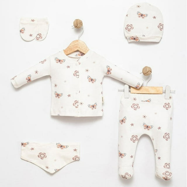 JuniorKids Butterfly Charm Newborn 5PC Set