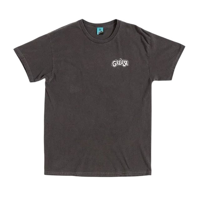 Grease Adult T-Birds Back Print Washed T-Shirt