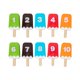 thumbnail image 2 of Set de Paletas de Números de Juguete de Helado Digital | Juego de aprendizaje de matemáticas preescolares de madera | Constructor de habilidades motoras finas | Fundas extraíbles coloridas | Números, 2 of 6