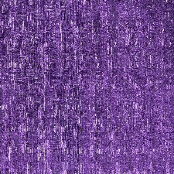 Ahgly Company Indoor Square Solid Purple Modern Area Rugs, 4' Square