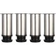 thumbnail image 1 of 4 patas ajustables Patas de gabinete gruesas de 120 mm de altura Patas de mesa Patas de muebles, acero inoxidable cepillado, altura ajustable 0-15 mm vienen con acero inoxidable S, 1 of 5