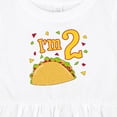 thumbnail image 4 of Inktastic I'm Two Taco Birthday Party Girls Baby Dress, 4 of 5